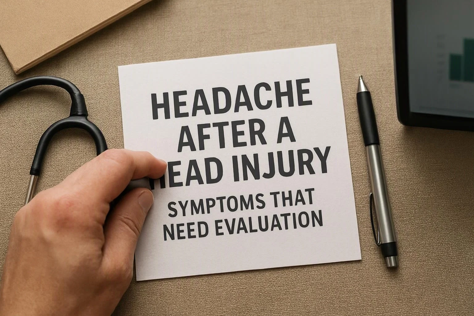 Headache After a Head Injury: Symptoms That Need Evaluation