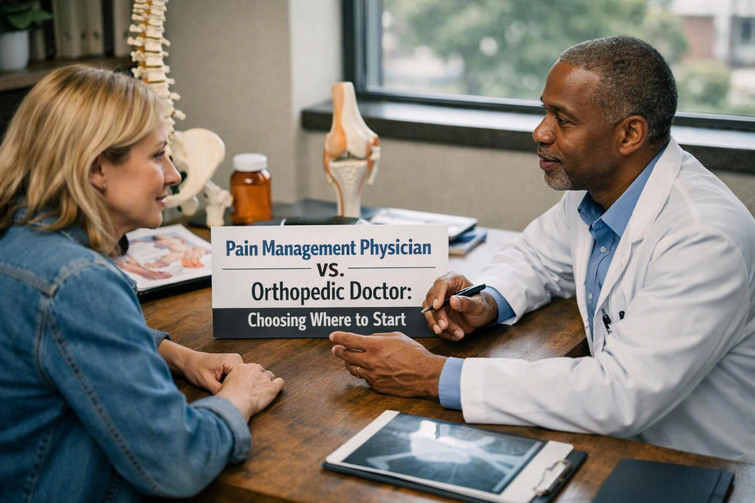 Pain Management Physician vs. Orthopedic Doctor: Choosing Where to Start