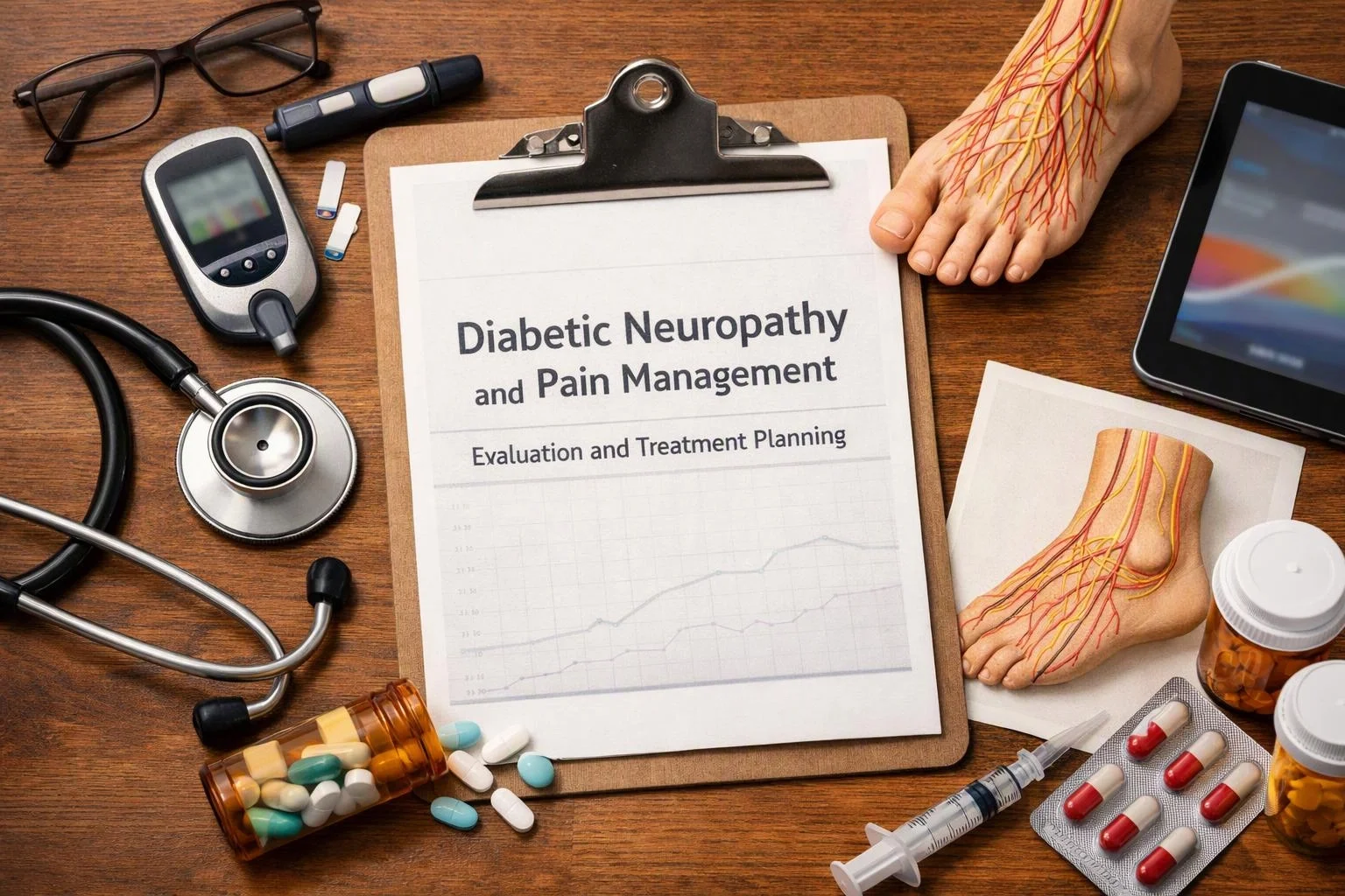 Diabetic Neuropathy and Pain Management: Evaluation and Treatment Planning