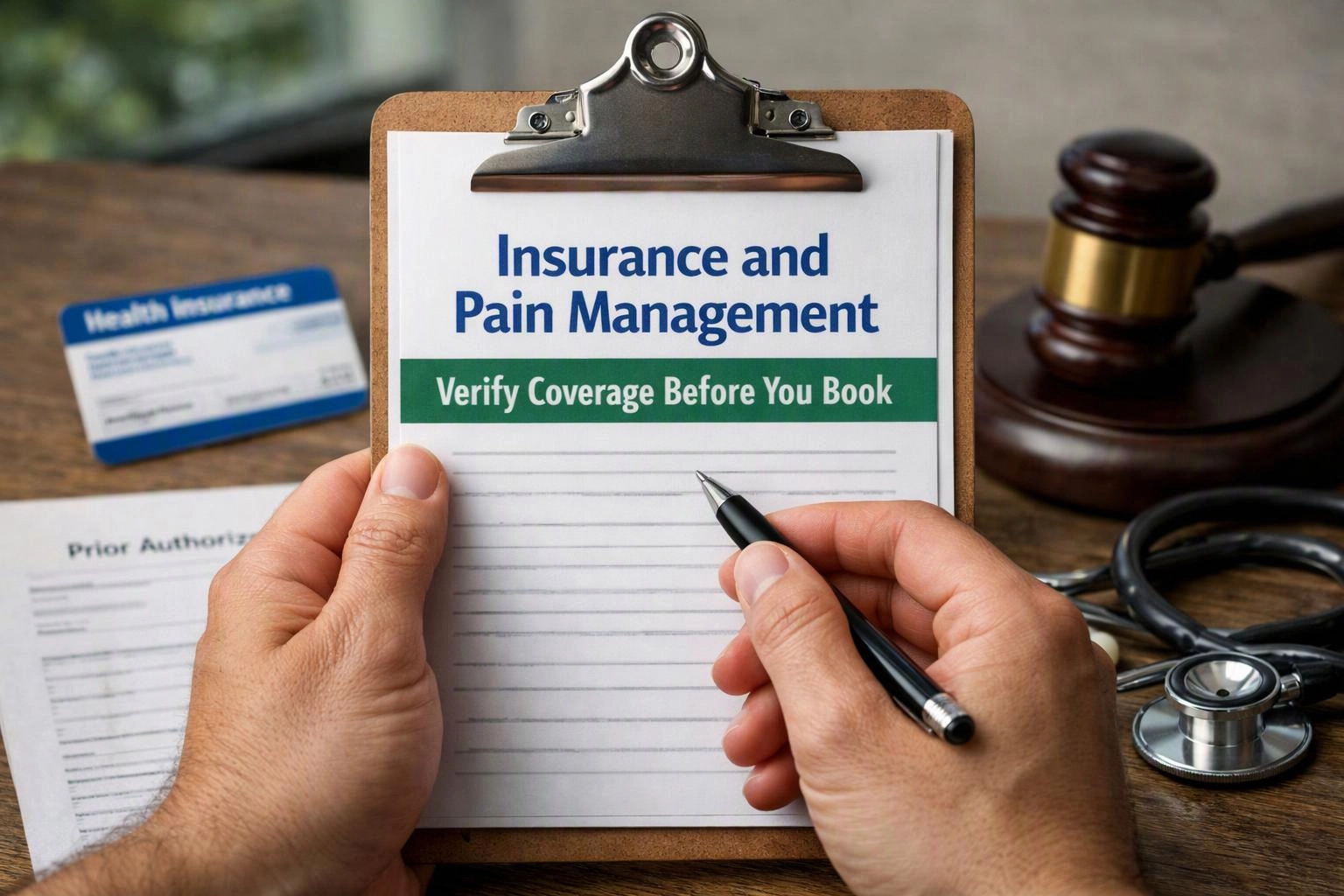 Insurance and Pain Management: Verify Coverage Before You Book