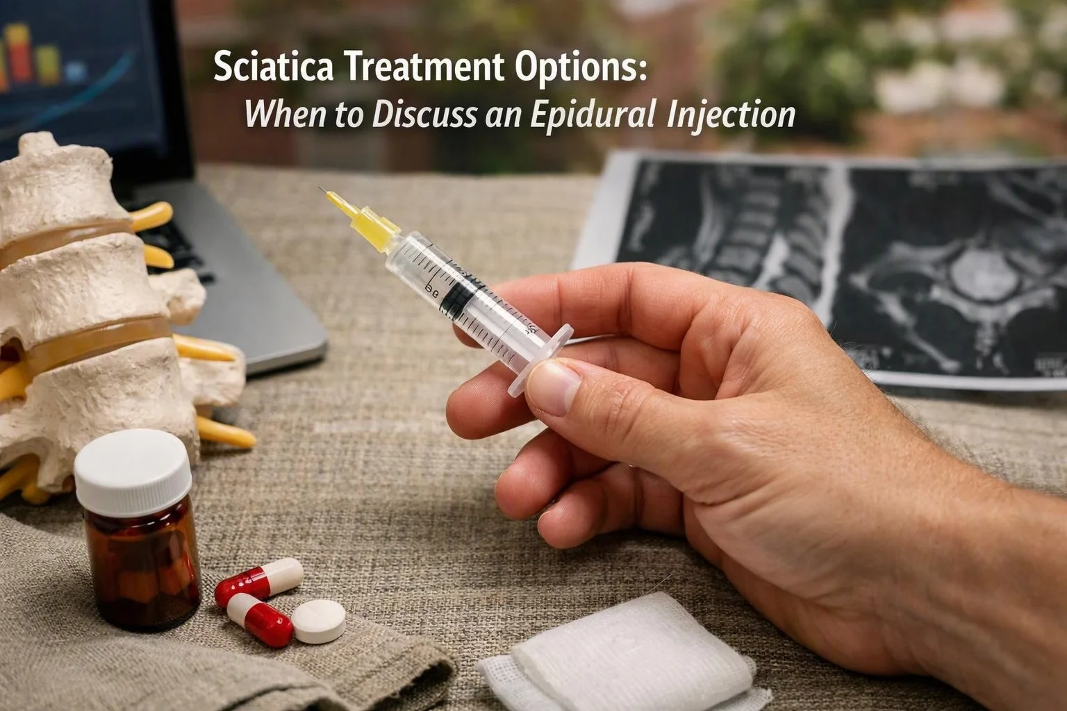 Sciatica Treatment Options: When to Discuss an Epidural Injection