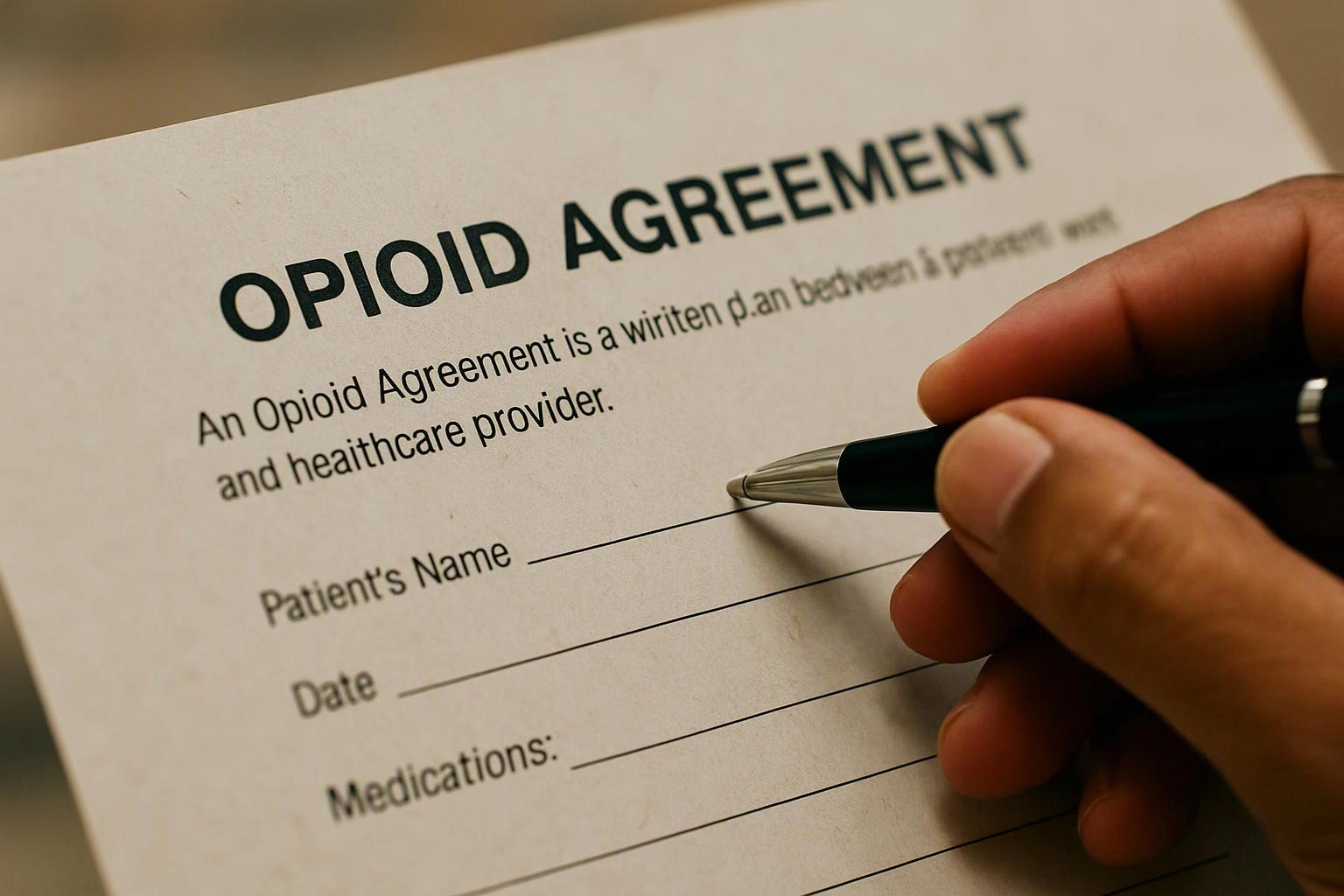 Opioid agreement