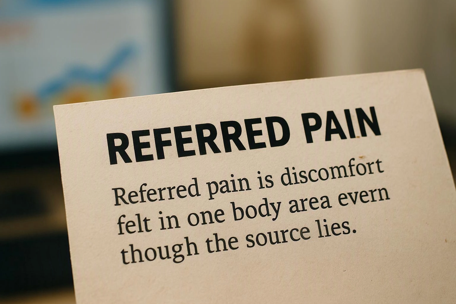 Referred pain